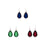 Pack Of Three Earrings O10036