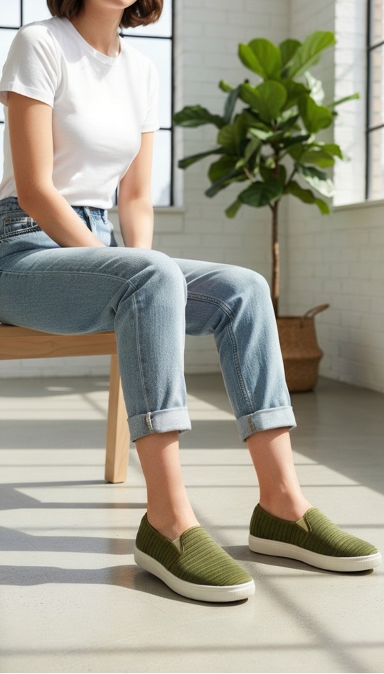 Olive Casual Sneaker WN6204