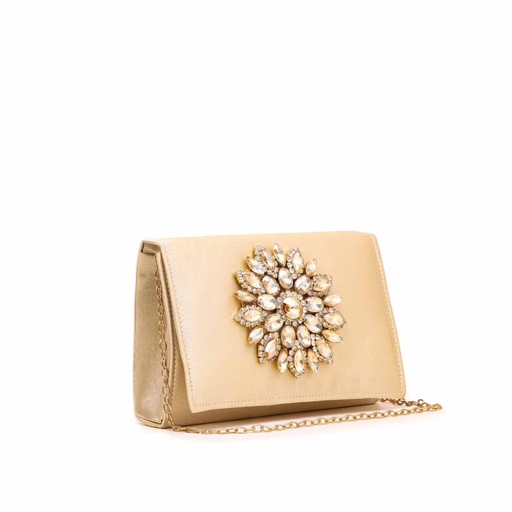 Golden Casual Clutch P15152