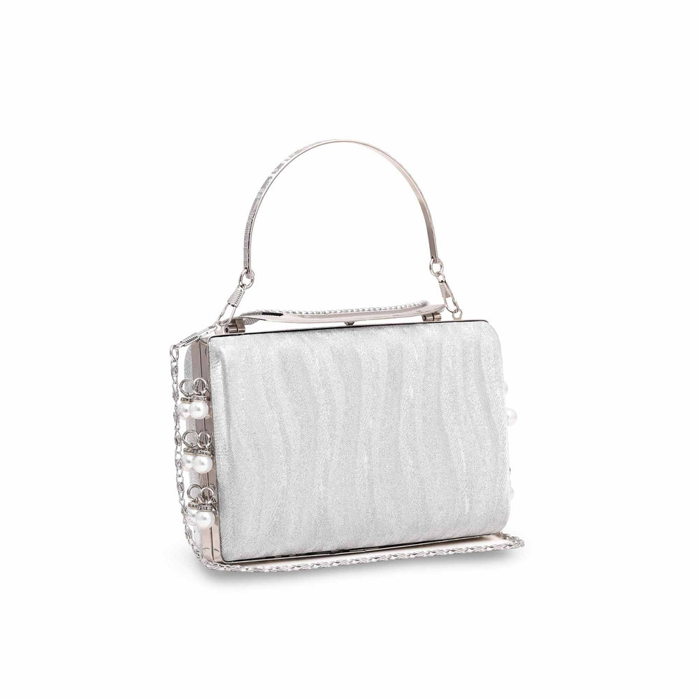 Silver Bridal Clutch P15262