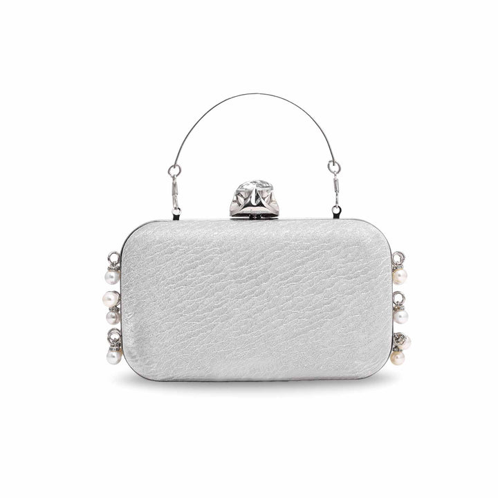 Silver Bridal Clutch P15267