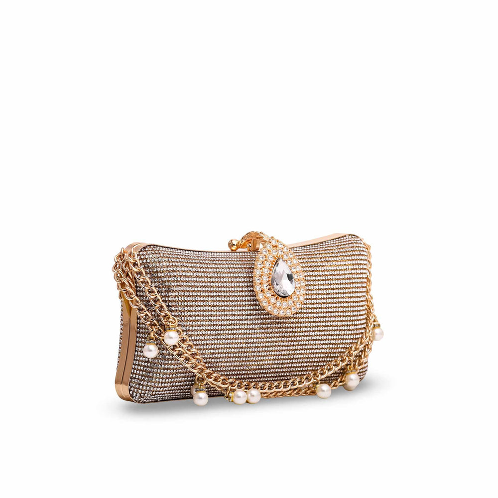 Golden Bridal Clutch P15273