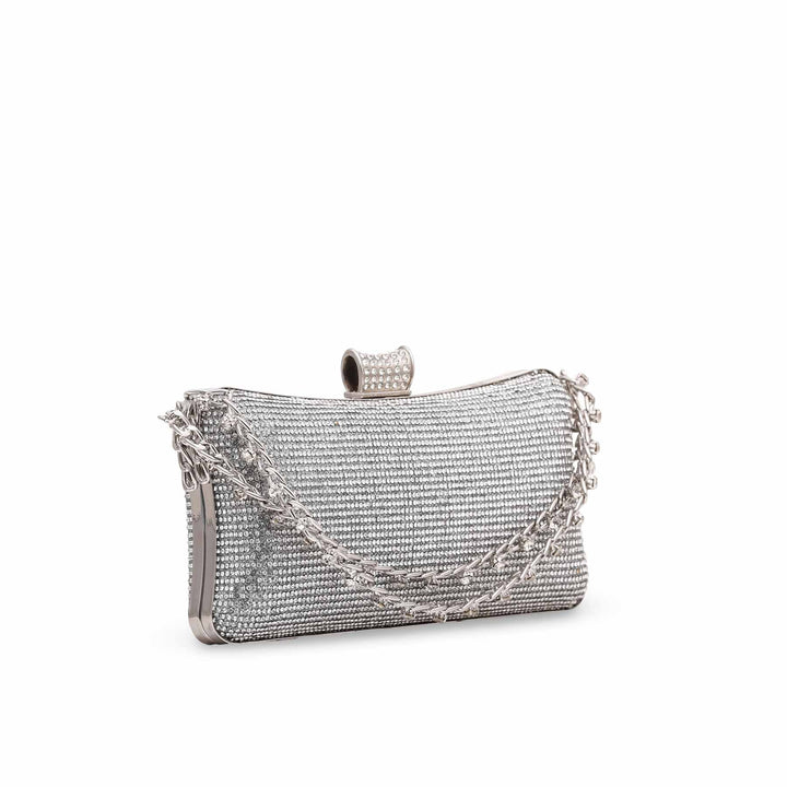 Silver Bridal Clutch P15278