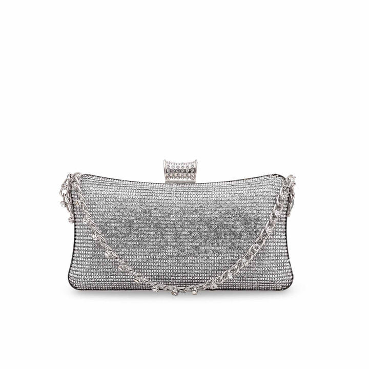 Silver Bridal Clutch P15278