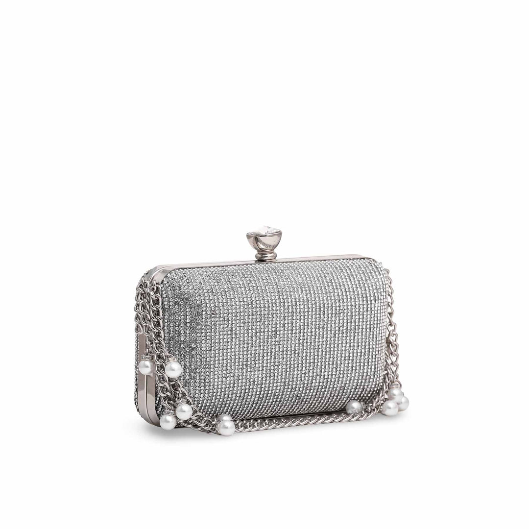 Silver Bridal Clutch P15281