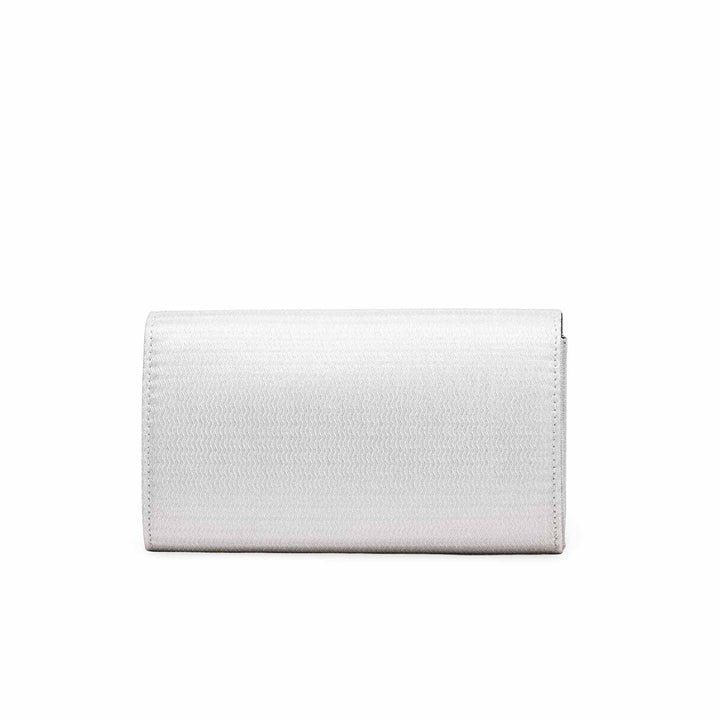 Silver Fancy Clutch P15327