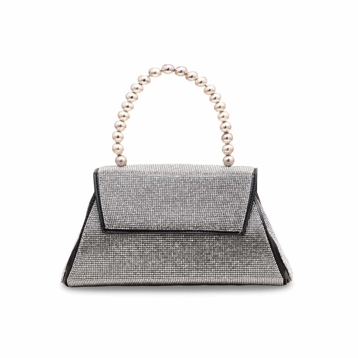 Silver Fancy Clutch P15342