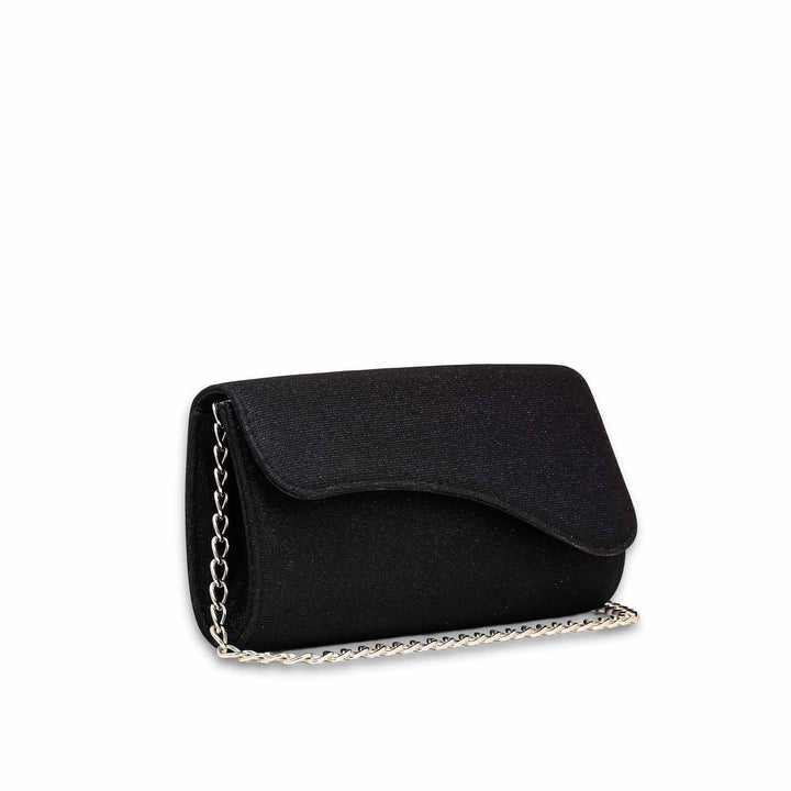 Black Fancy Clutch P15350