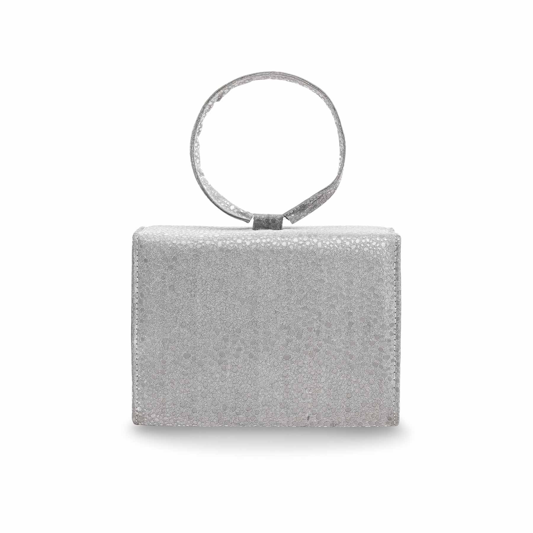 Grey Fancy Clutch P15351