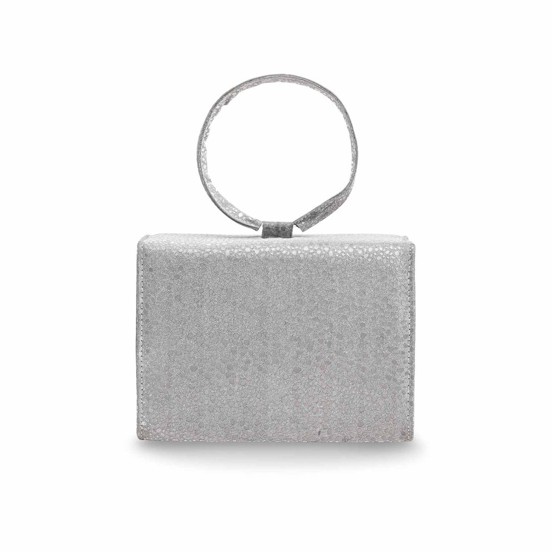 Grey Fancy Clutch P15351