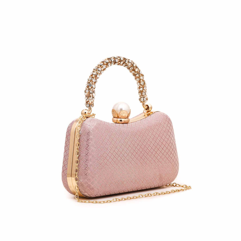 Champagne Fancy Clutch P15376