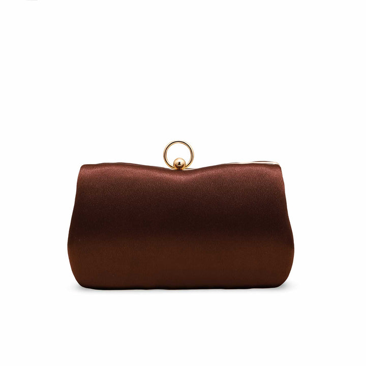 Brown Fancy Clutch P15378