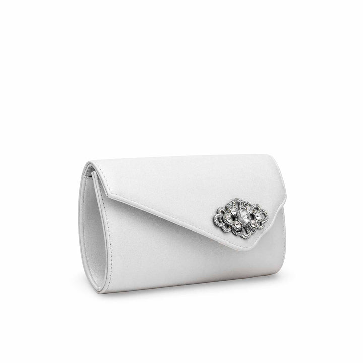 Silver Formal Clutch P15384