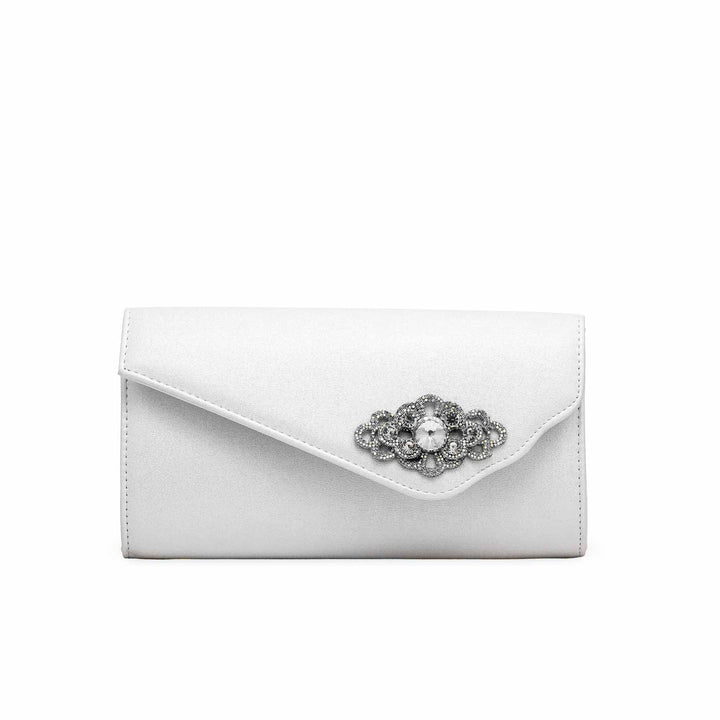 Silver Formal Clutch P15384