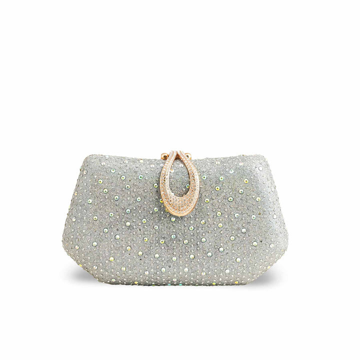 Silver Bridal Clutch P15387
