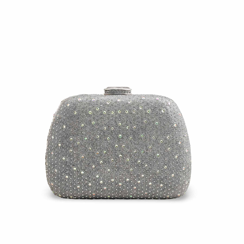 Silver Bridal Clutch P15388