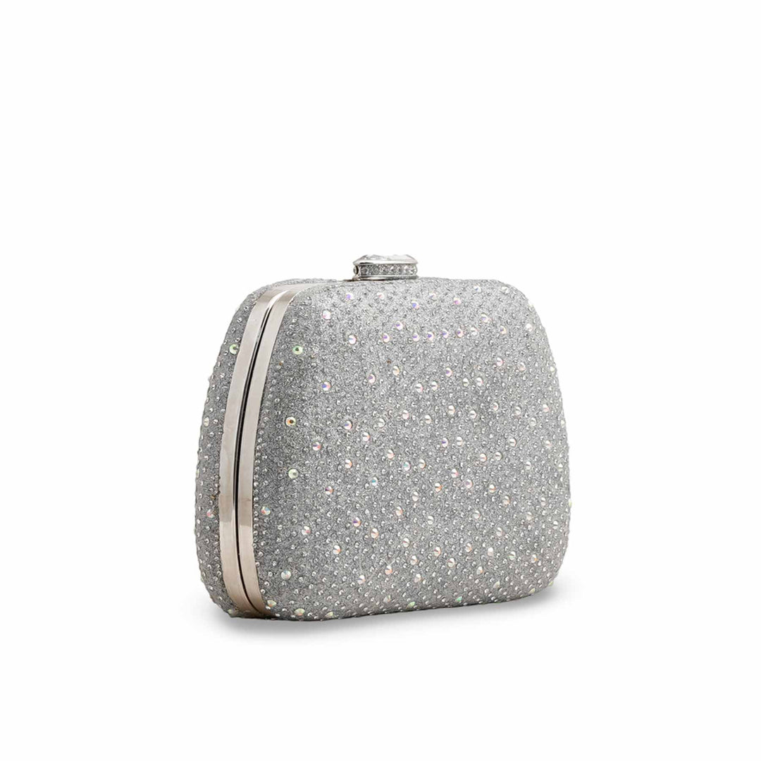 Silver Bridal Clutch P15388