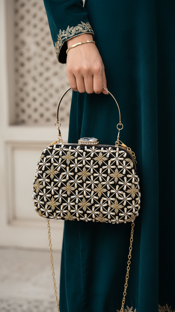 Black Formal Clutch P15390