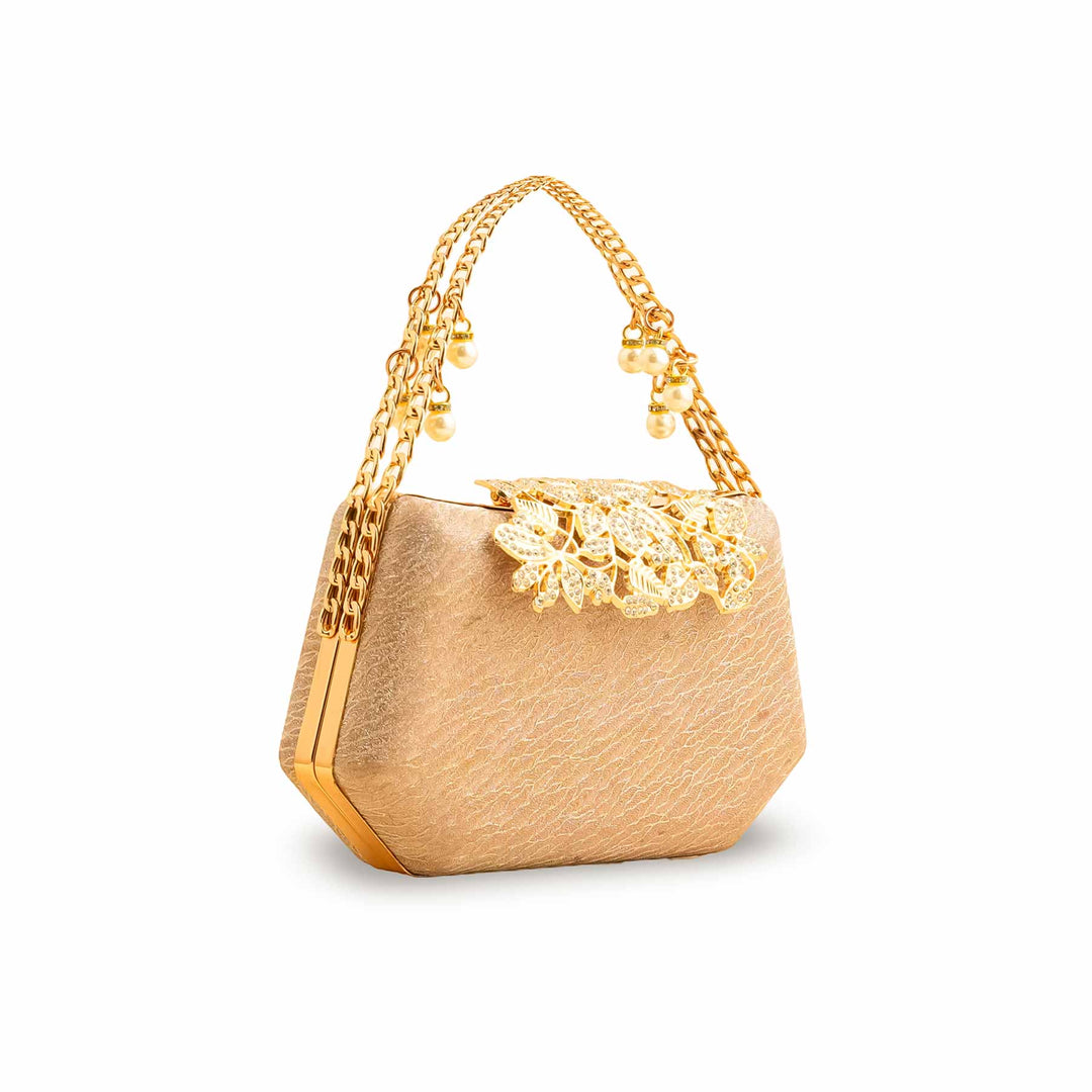 Golden Fancy Clutch P15393