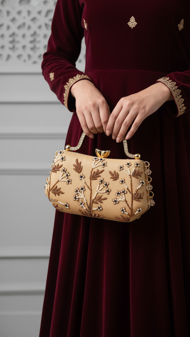 Fawn Fancy Clutch P15399