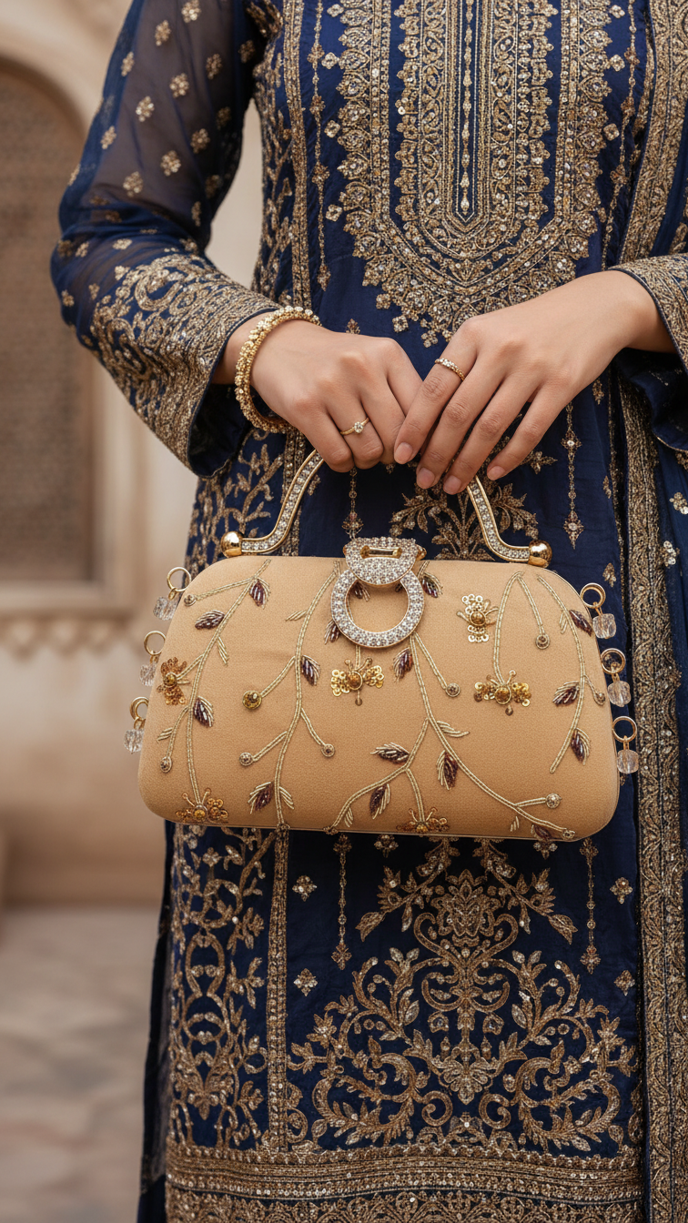 Fawn Fancy Clutch P15400