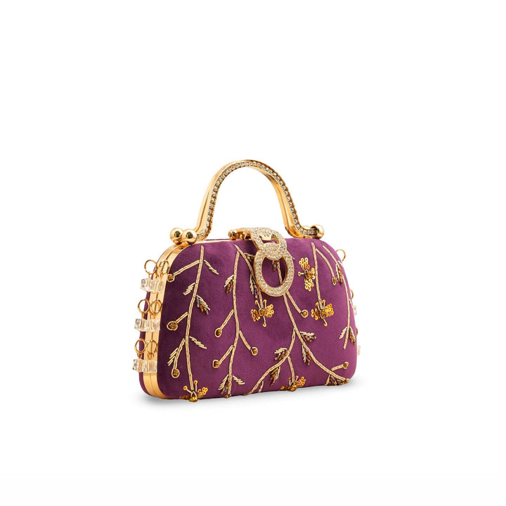 Purple Fancy Clutch P15400