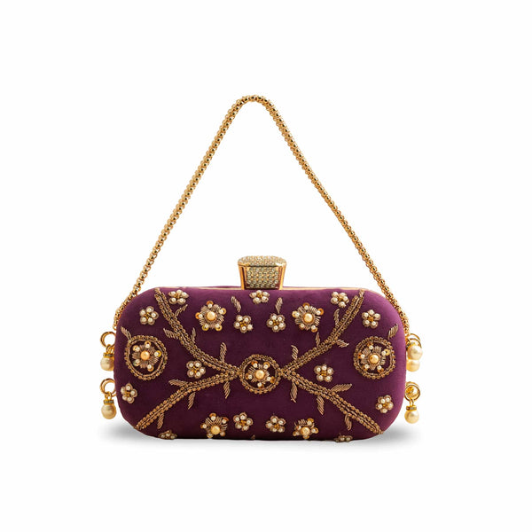 Lilac Fancy Clutch P15405