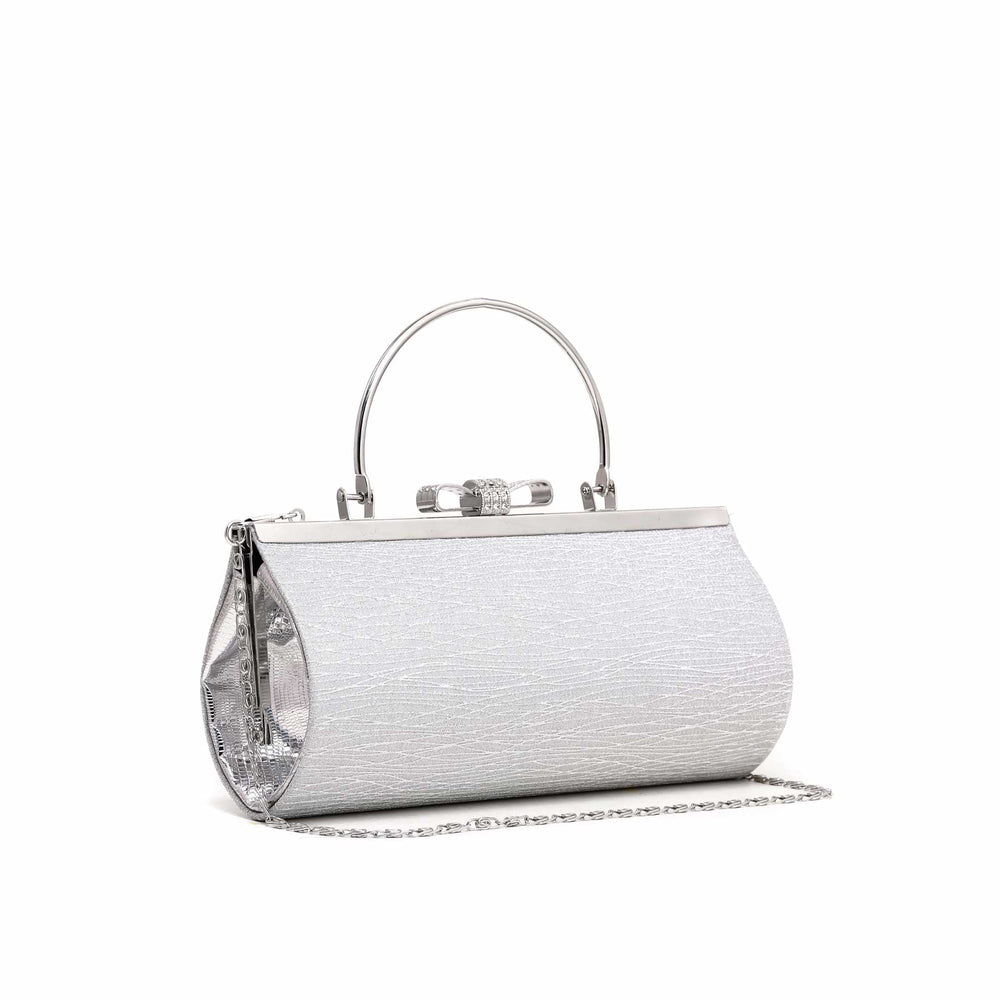 Silver Formal Clutch P15542