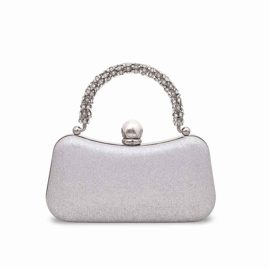 Silver Bridal Clutch P15559