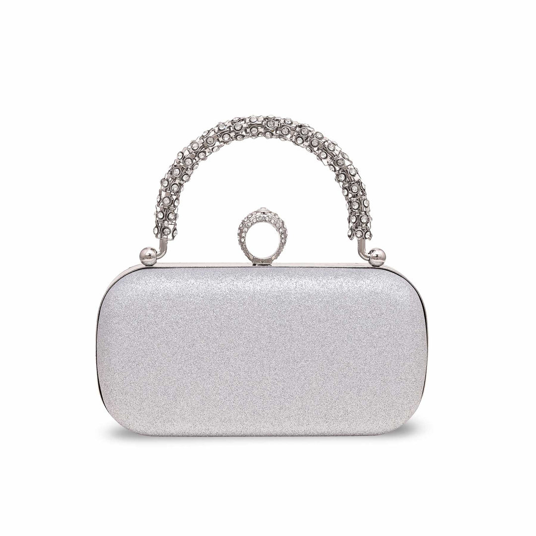 Silver Bridal Clutch P15560