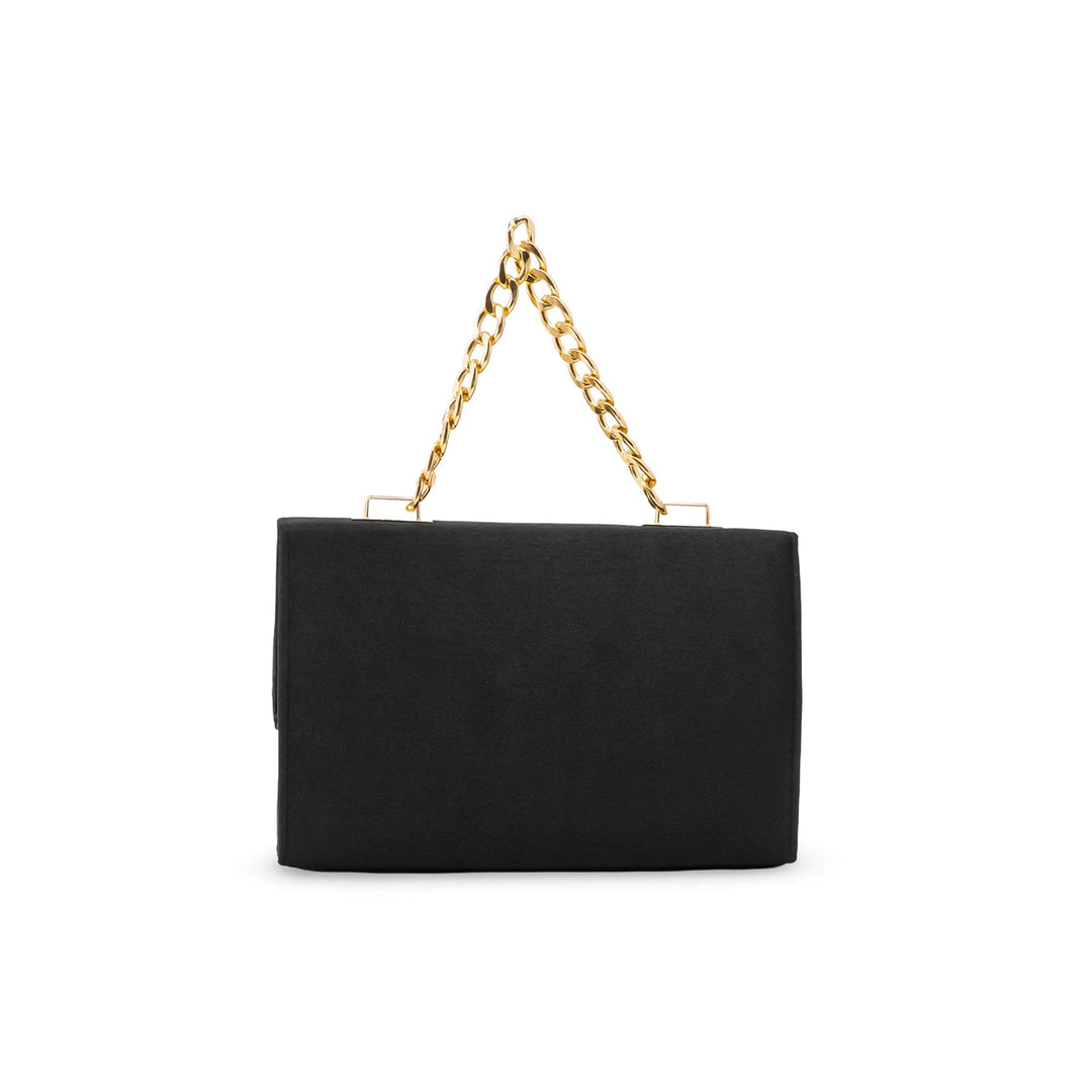 Black Formal Clutch For Women P15693