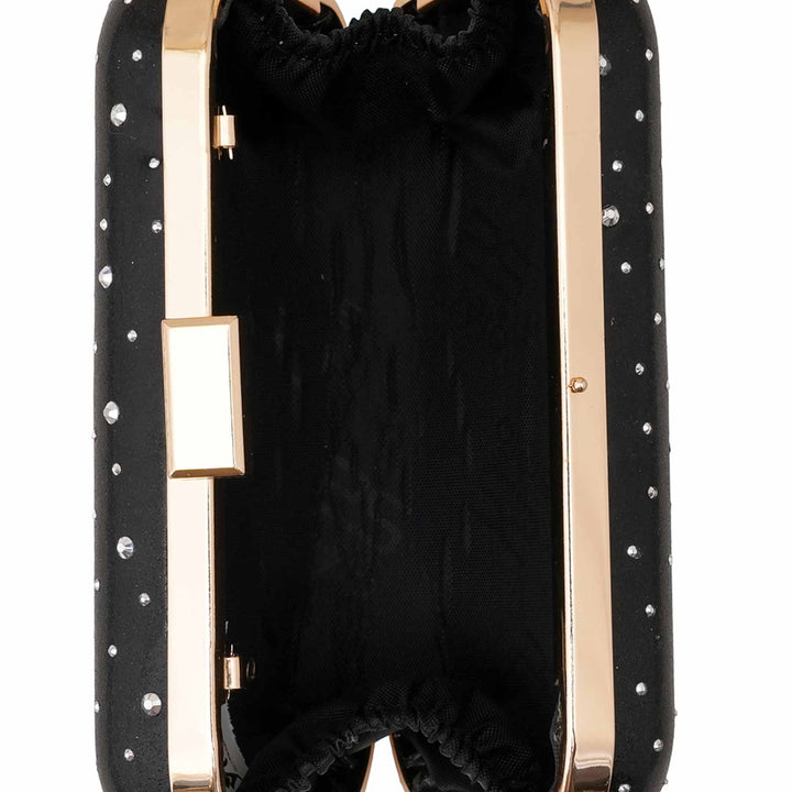 Black Formal Clutch For Ladies P15700