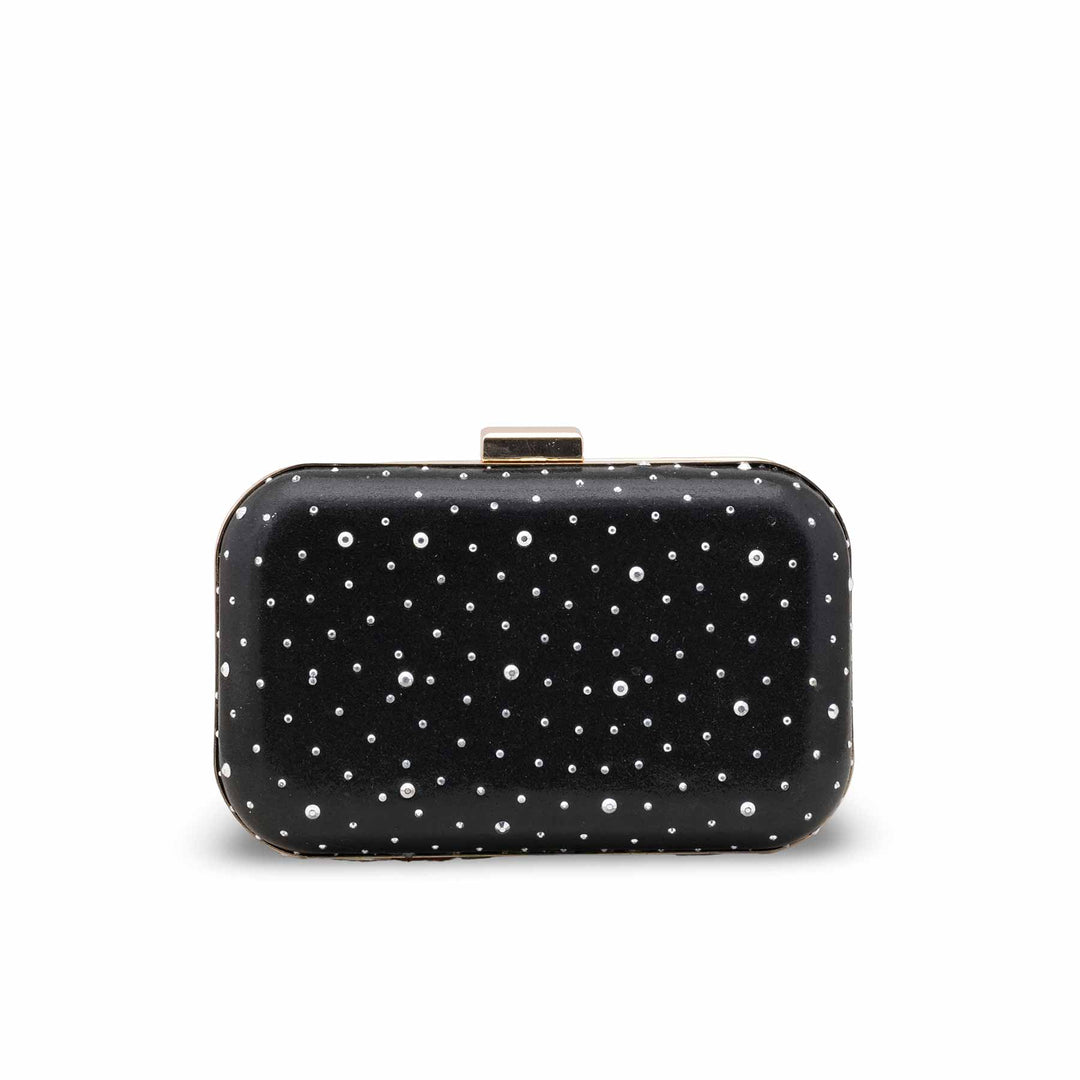Black Formal Clutch For Ladies P15700