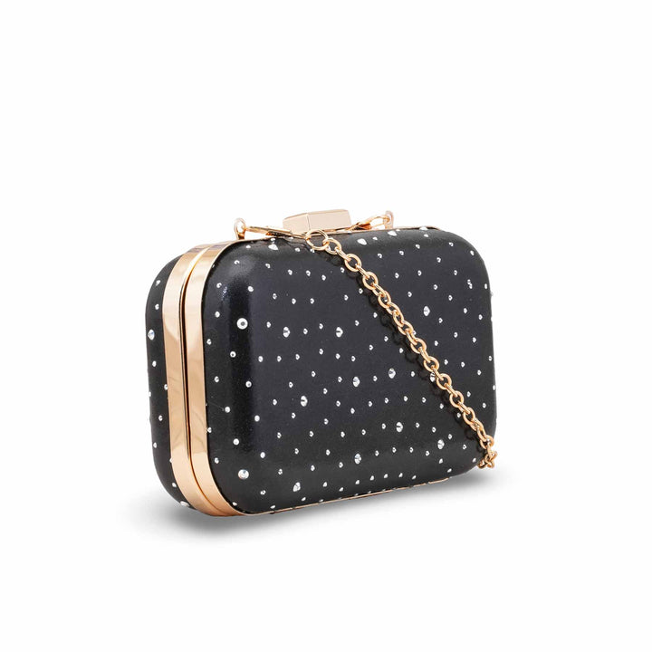 Black Formal Clutch For Ladies P15700