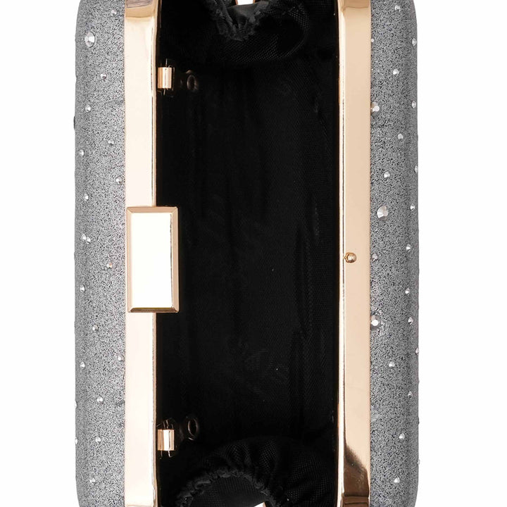 Grey Formal Clutch For Ladies P15700