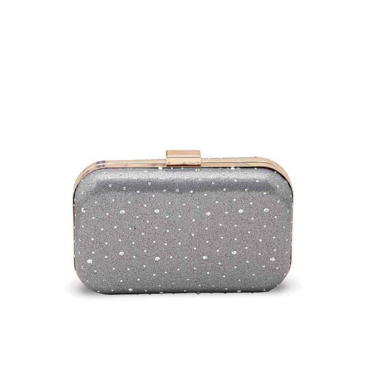 Grey Formal Clutch For Ladies P15700