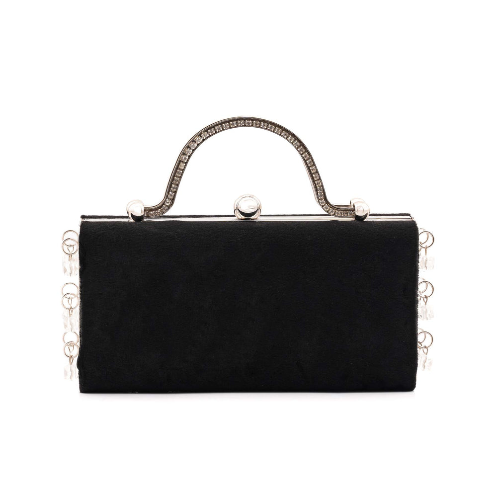 Black Formal Clutch For Ladies P15702