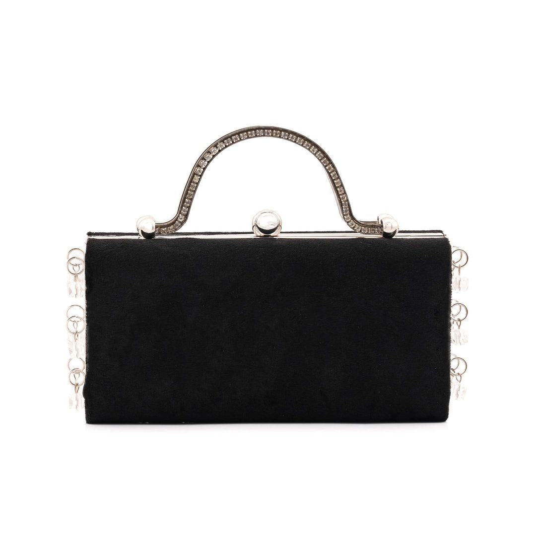 Black Formal Clutch For Ladies P15702