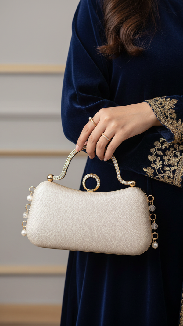Fawn Fancy Clutch For Ladies P15704