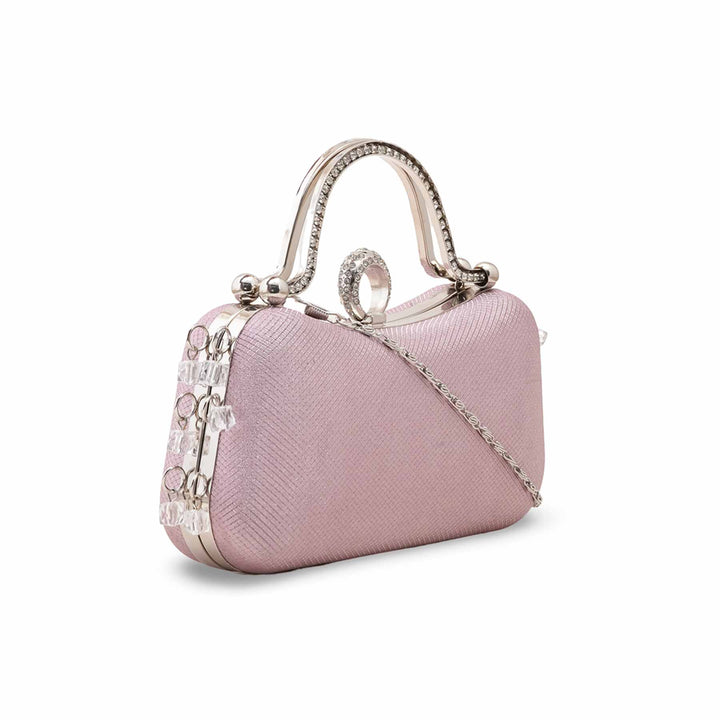 Pink Fancy Clutch For Ladies P15704