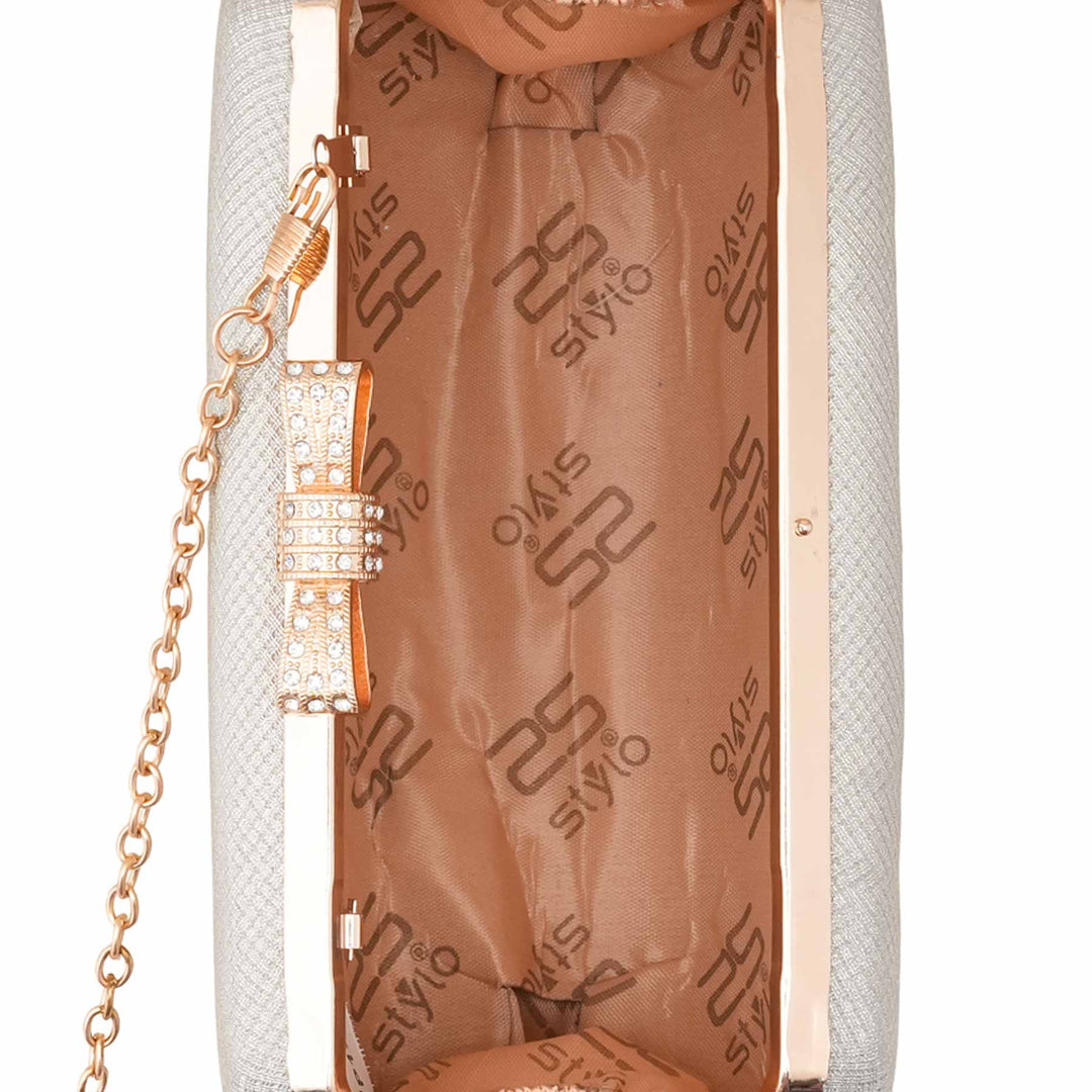Fawn Fancy Clutch For Ladies P15706