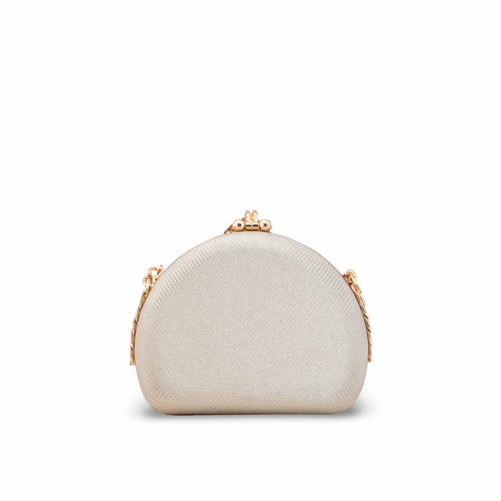 Champagne Women Fancy Clutch P15708