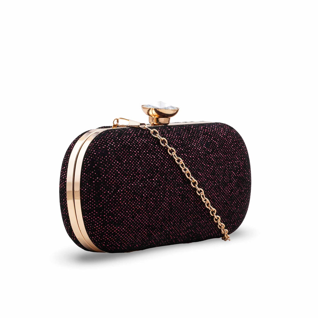 Maroon Fancy Clutch For Ladies P15711
