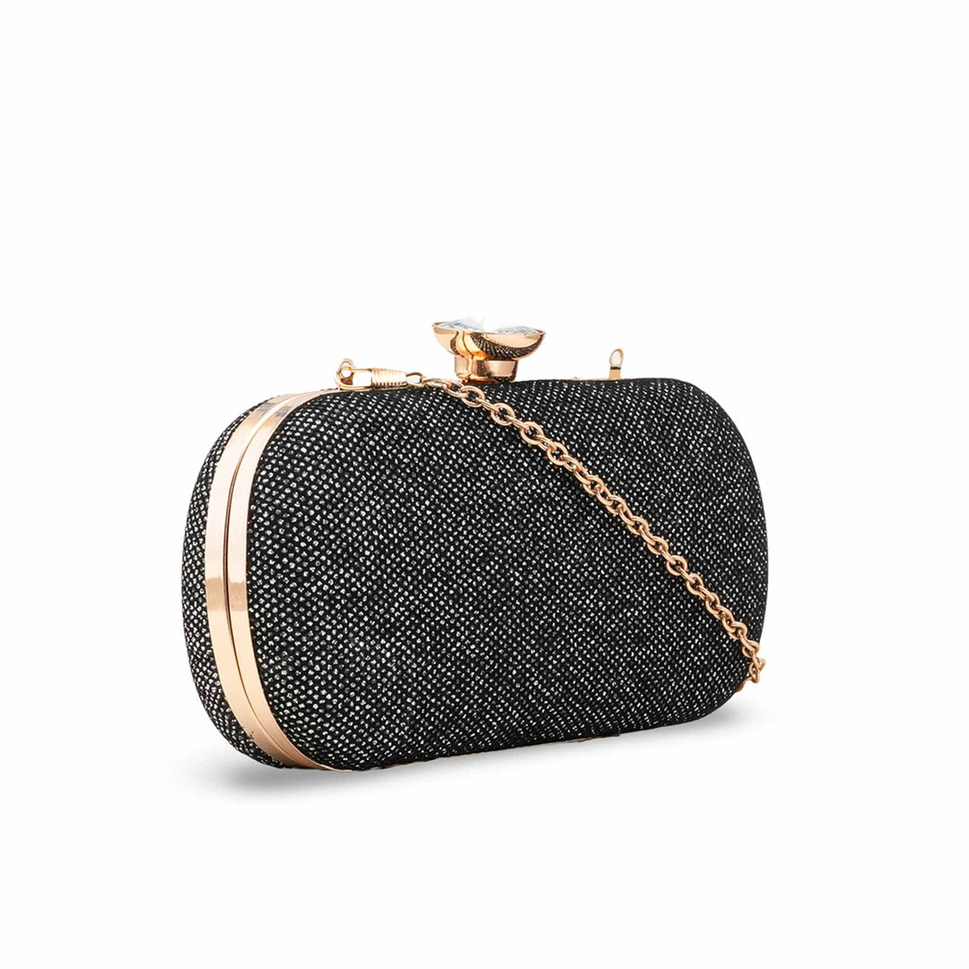 Silver Fancy Clutch For Ladies P15711