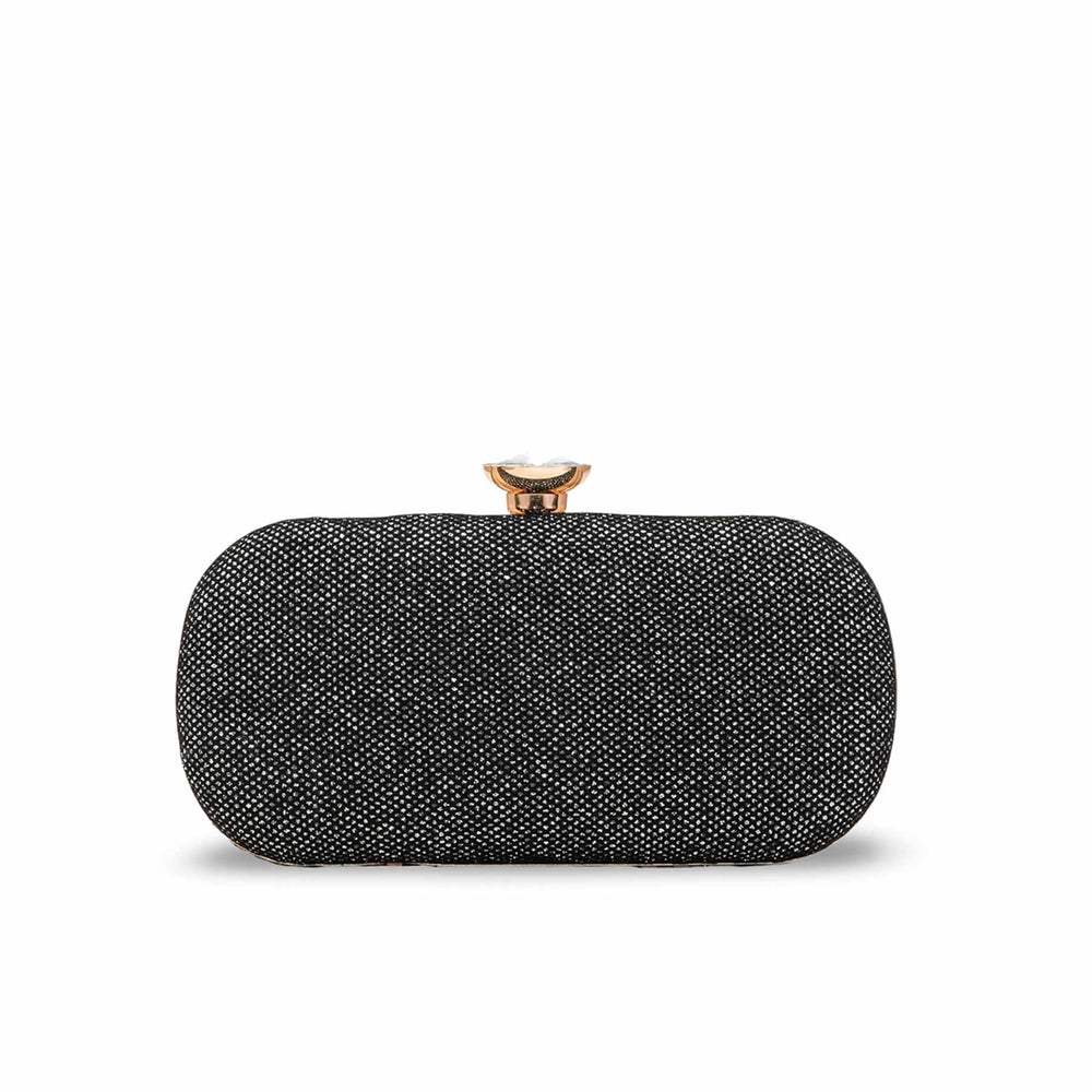 Silver Fancy Clutch For Ladies P15711
