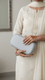 Silver Women Fancy Clutch P15712