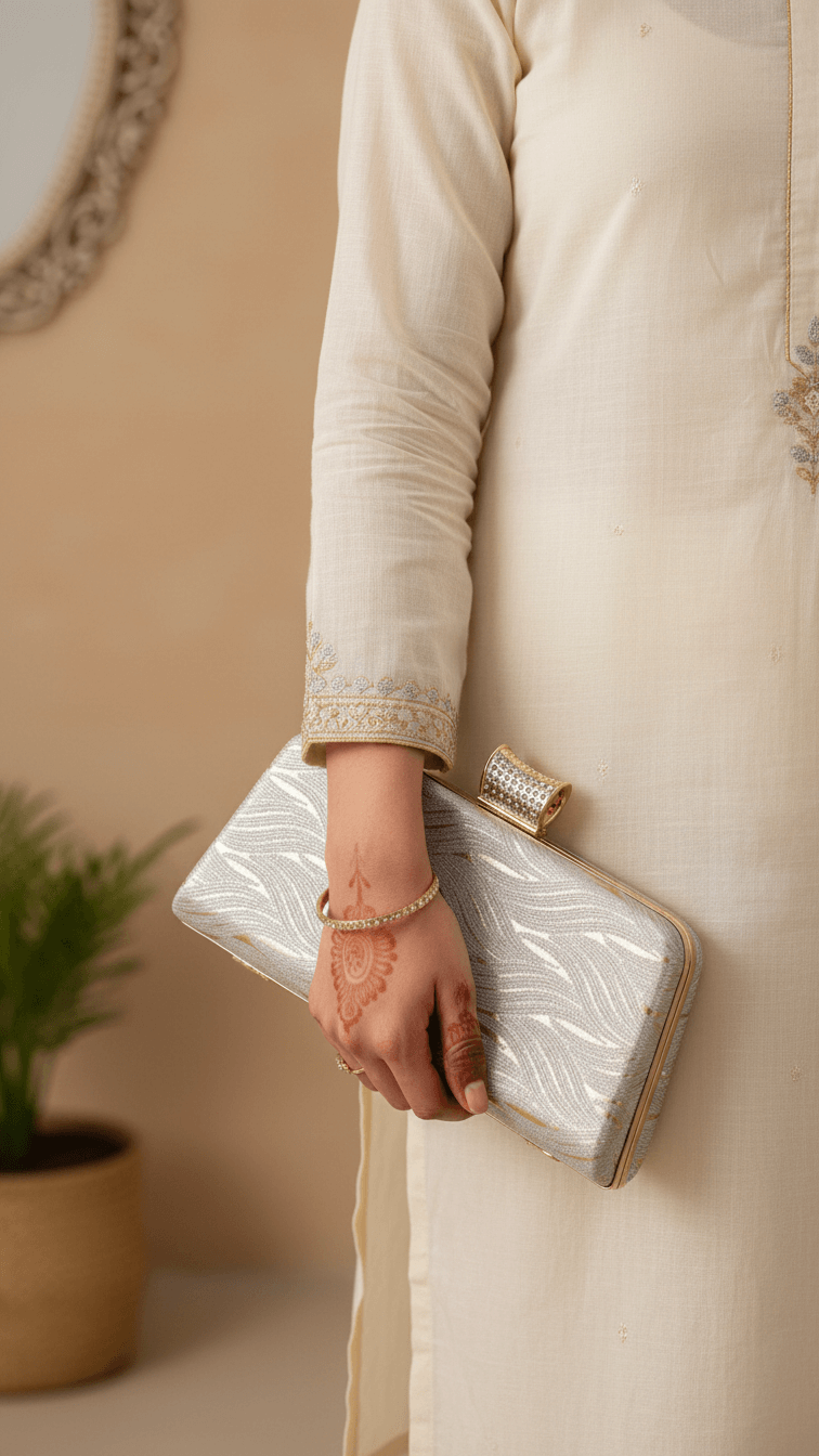 Fawn Women Fancy Clutch P15713