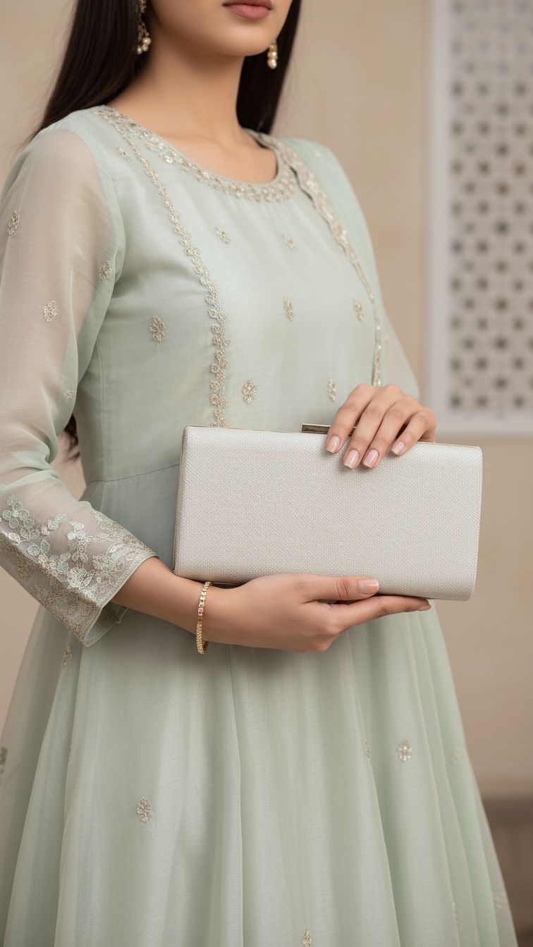 Fawn Fancy Clutch For Ladies P15714