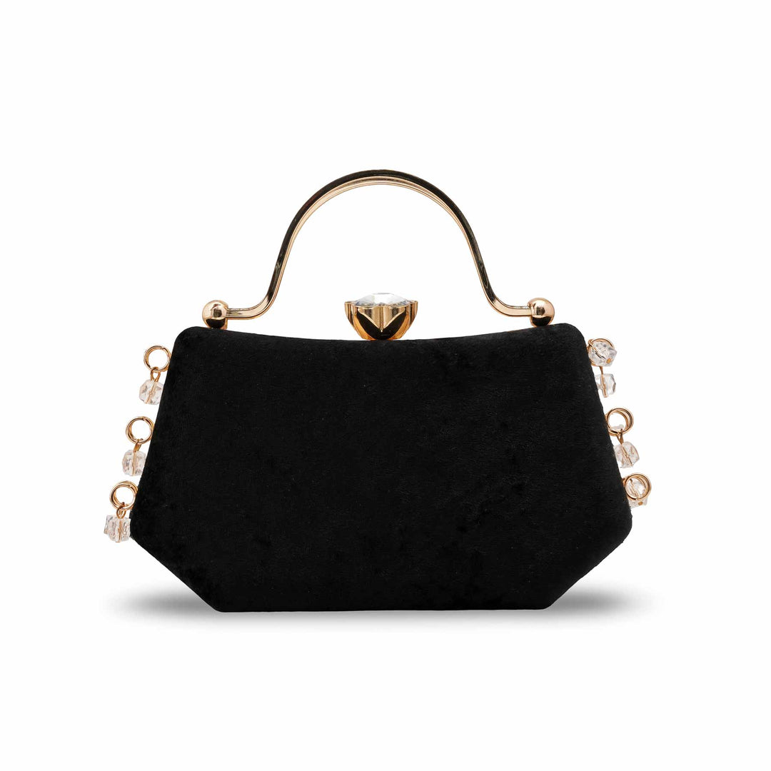 Black Women Fancy Clutch P15715