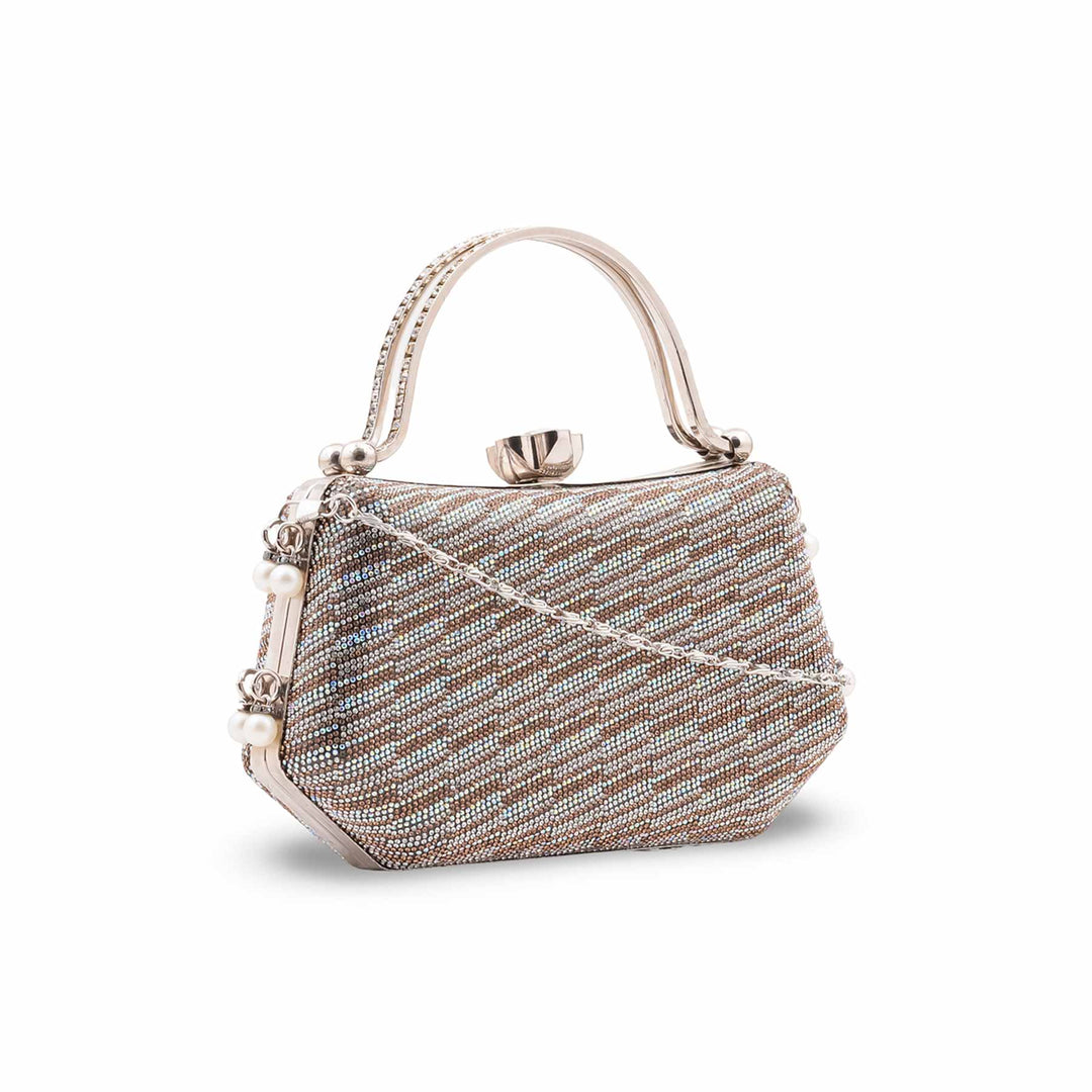 Silver Bridal Clutch For Women P15751